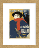 Ambassadeurs: Aristide Bruant, 1892 (Framed) -  Henri de Toulouse Lautrec - McGaw Graphics