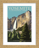 Yosemite Falls (Framed) -  Lantern Press - McGaw Graphics