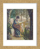 Madame Monet Embroidering, 1875  (Framed) -  Claude Monet - McGaw Graphics