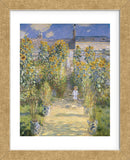 The Artist's Garden at Vetheuil, 1880  (Framed) -  Claude Monet - McGaw Graphics