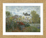 The Artist's Garden in Argenteuil (A Corner of the Garden with Dahlias), 1873  (Framed) -  Claude Monet - McGaw Graphics