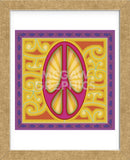 Peace Sign (pink) (Framed) -  Kem McNair - McGaw Graphics