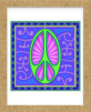 Peace sign (green) (Framed) -  Kem McNair - McGaw Graphics