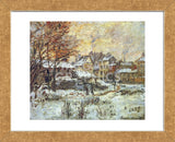 Snow Effect, Sunset (Framed) -  Claude Monet - McGaw Graphics