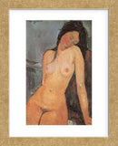 Seated Nude, ca. 1917  (Framed) -  Amedeo Modigliani - McGaw Graphics