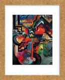 Colored composition (Hommage a_ Sebastin Johann Bach) (Framed) -  August Macke - McGaw Graphics