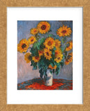 Vase of Sunflowers (Framed) -  Claude Monet - McGaw Graphics