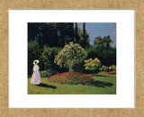 Woman in the Garden, Sainte-Adresse, 1867 (Framed) -  Claude Monet - McGaw Graphics