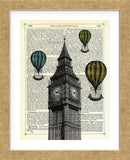 Big Ben & Balloons (Framed) -  Marion McConaghie - McGaw Graphics