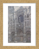 The Cathedral in Rouen, The Portal, Grey Weather, 1892 (Framed) -  Claude Monet - McGaw Graphics