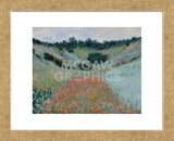 Poppy Field in a Hollow Near Giverny, 1885 (Framed) -  Claude Monet - McGaw Graphics