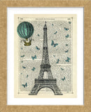 Eiffel Butterflies (Framed) -  Marion McConaghie - McGaw Graphics