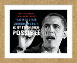 Barack Obama: For As Long As I Live... (Framed) -  Celebrity Photography - McGaw Graphics