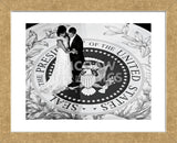 President Obama and The First Lady (b/w) (Framed) -  Celebrity Photography - McGaw Graphics