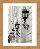 Lamps on Side of Building  (Framed) -  Christian Peacock - McGaw Graphics