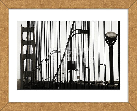 Golden Gate Bridge in Silhouette  (Framed) -  Christian Peacock - McGaw Graphics