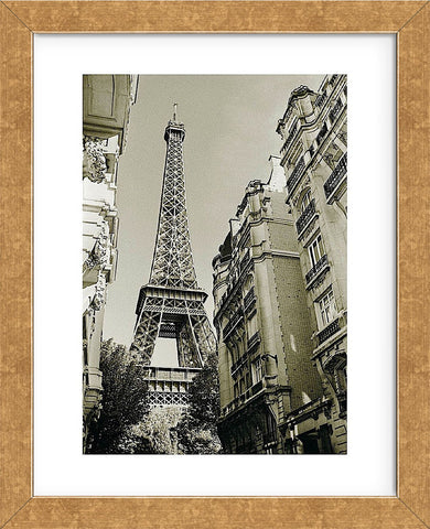 Eiffel Tower Street View #1 (Framed) -  Christian Peacock - McGaw Graphics