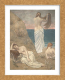 Young Women at the Sea Shore (petite version) (Framed) -  Pierre Puvis de Chavannes - McGaw Graphics