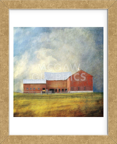 Vermont Red Barn (Framed) -  Dawne Polis - McGaw Graphics