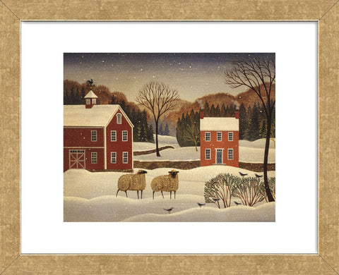 Winter Sheep I (Framed) -  Diane Ulmer Pedersen - McGaw Graphics