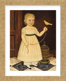 Girl with Bird (Framed) -  Diane Ulmer Pedersen - McGaw Graphics