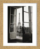 Eiffel Tower through French Doors (Framed) -  Christian Peacock - McGaw Graphics