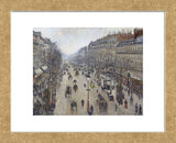 Boulevard Montmartre, Morning, Cloudy Weather, 1897 (Framed) -  Camille Pissarro - McGaw Graphics