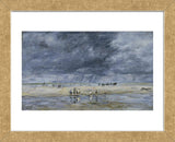 Figures on the Beach  (Framed) -  Eugène Louis Boudin - McGaw Graphics