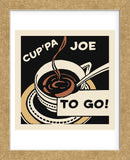 Cup'pa Joe to Go  (Framed) -  Retro Series - McGaw Graphics