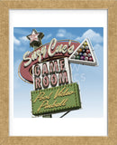 Suzy Cue's Game Room (Framed) -  Anthony Ross - McGaw Graphics