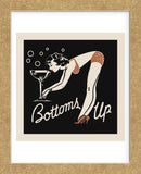 Bottoms Up  (Framed) -  Retro Series - McGaw Graphics