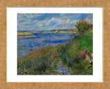 La Seine a Champrosay - Banks of the Seine River at Champrosay, 1876 (Framed) -  Pierre-Auguste Renoir - McGaw Graphics