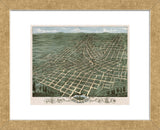 Bird’s Eye View of the City of Atlanta, Georgia, 1871 (Framed) -  A. Ruger - McGaw Graphics