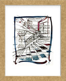 Piano-steps (Framed) -  Cyril Réguerre - McGaw Graphics