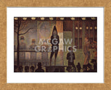 Circus Sideshow (Framed) -  Georges Seurat - McGaw Graphics