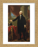 George Washington (Lansdowne Portrait), 1796  (Framed) -  Gilbert Stuart - McGaw Graphics