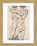 Naked Girls Embracing (Framed) -  Egon Schiele - McGaw Graphics