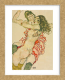 Two Women Embracing (Framed) -  Egon Schiele - McGaw Graphics