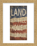 Land of the Free Home of the Brave (Framed) -  Sparx Studio - McGaw Graphics