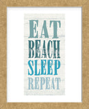 Eat, Beach, Sleep, Repeat (Framed) -  Sparx Studio - McGaw Graphics