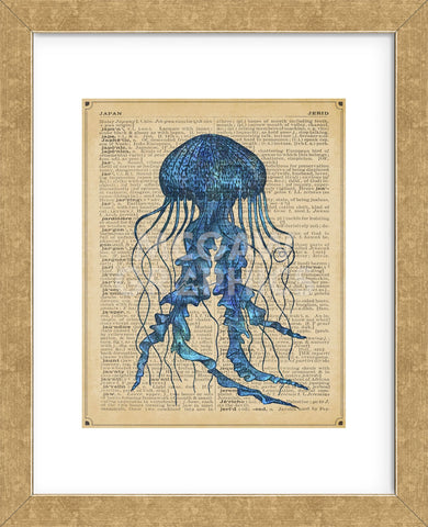 Vintage Jellyfish (Framed) -  Sparx Studio - McGaw Graphics