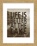 Life Is Better At The Lake (Framed) -  Sparx Studio - McGaw Graphics