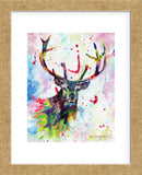 Color Stag (Framed) -  Sarah Stribbling - McGaw Graphics