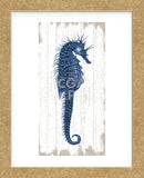 Seahorse in Blue I (Framed) -  Sparx Studio - McGaw Graphics