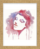 So She Flows (Watercolor portrait) (Framed) -  Sillier than Sally - McGaw Graphics