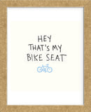 Bike Seat (Framed) -  Urban Cricket - McGaw Graphics