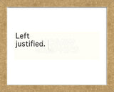 Left Justified (Framed) -  Urban Cricket - McGaw Graphics