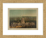 View of Washington City, c. 1869 (Framed) -  Vintage Reproduction - McGaw Graphics