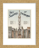 Skyscrapers of Philadelphia, c. 1898 (Framed) -  Vintage Reproduction - McGaw Graphics