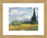 Wheat Field with Cypresses, 1889 (Framed) -  Vincent van Gogh - McGaw Graphics